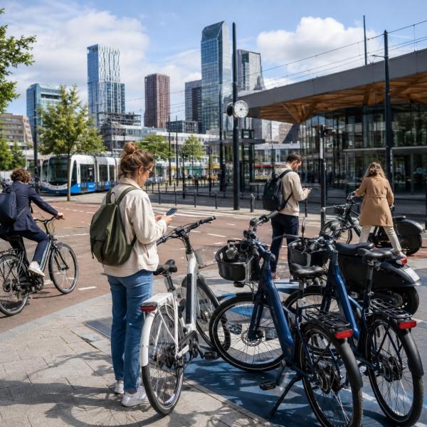Zuid-Holland: het paradijs voor deelfietsers